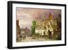 Two Men with a Cart-Willem Koekkoek-Framed Giclee Print