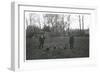 Two Men with Four Dogs, North London Suburbs-null-Framed Photographic Print