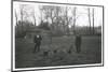 Two Men with Four Dogs, North London Suburbs-null-Mounted Photographic Print