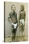 Two Men with Traditional Japanese Irezumi Tattoos, C.1880-null-Stretched Canvas