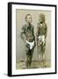 Two Men with Traditional Japanese Irezumi Tattoos, C.1880-null-Framed Photographic Print