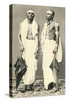 Two Men with Umbrellas, Colombo, Sri Lanka-null-Stretched Canvas