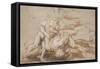 Two Men Wrestling-Peter Paul Rubens-Framed Stretched Canvas