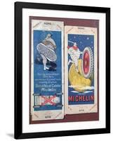 Two Michelin Maps for the Pontoise and Laon Regions of France, C.1910-null-Framed Giclee Print