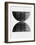 Two Mid Century Half Moons-Eline Isaksen-Framed Art Print