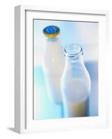 Two Milk Bottles, One Opened-Klaus Arras-Framed Photographic Print