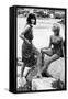 Two Models in Swimsuit-null-Framed Stretched Canvas