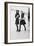 Two Models Walking in Front of a Pan American Airlines Sign-Kourken Pakchanian-Framed Premium Giclee Print