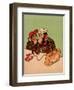 Two Monkeys Talking on a Telephone, C.1955-null-Framed Giclee Print