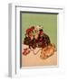 Two Monkeys Talking on a Telephone, C.1955-null-Framed Giclee Print