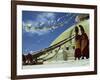 Two Monks Blowing Long Horns, Nepal-David Beatty-Framed Photographic Print