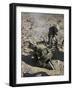 Two Mortarman at Marine Corps Air-Ground Combat Center, Twentynine Palms, California-Stocktrek Images-Framed Photographic Print