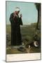 Two Moslems at Prayer, Egypt-null-Mounted Art Print