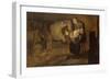 Two Mothers, 1931-Giovanni Segantini-Framed Giclee Print