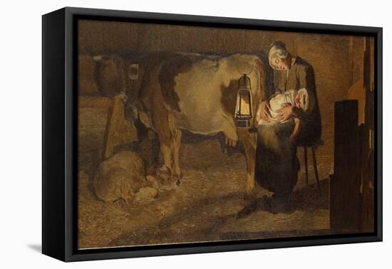 Two Mothers, 1931-Giovanni Segantini-Framed Stretched Canvas