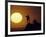 Two Mountain Climbers at Sunset-null-Framed Photographic Print