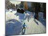 Two Mountain Huts, Pleney, Morzine-Andrew Macara-Mounted Giclee Print