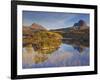 Two Mountains of Suilven and Canisp From Loch Druim Suardalain, Sutherland, North West Scotland-Neale Clarke-Framed Photographic Print