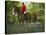 Two Mounted Huntsmen in Forest-Neil Guegan-Stretched Canvas