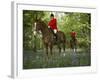 Two Mounted Huntsmen in Forest-Neil Guegan-Framed Photographic Print