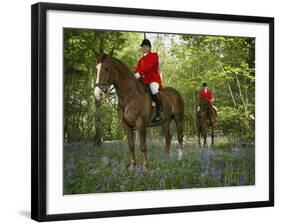 Two Mounted Huntsmen in Forest-Neil Guegan-Framed Photographic Print