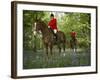 Two Mounted Huntsmen in Forest-Neil Guegan-Framed Photographic Print