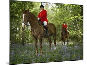 Two Mounted Huntsmen in Forest-Neil Guegan-Mounted Photographic Print