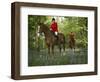 Two Mounted Huntsmen in Forest-Neil Guegan-Framed Photographic Print