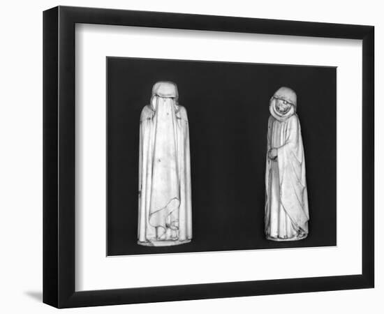 Two Mourners, from the Tomb of Duc Jean De Berry (1340-1416) Before 1438-Jean de Cambrai-Framed Giclee Print