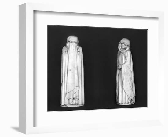 Two Mourners, from the Tomb of Duc Jean De Berry (1340-1416) Before 1438-Jean de Cambrai-Framed Giclee Print