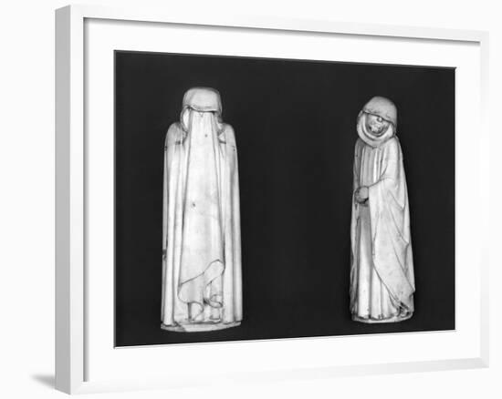 Two Mourners, from the Tomb of Duc Jean De Berry (1340-1416) Before 1438-Jean de Cambrai-Framed Giclee Print