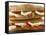 Two Mozzarella and Tomato Baguettes-Paul Williams-Framed Stretched Canvas