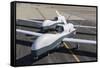 Two Mq-4C Triton Unmanned Aerial Vehicles on the Tarmac-null-Framed Stretched Canvas