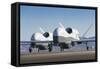 Two Mq-4C Triton Unmanned Aerial Vehicles on the Tarmac-null-Framed Stretched Canvas