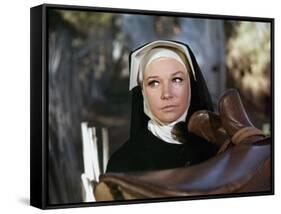 Two Mules for Sister Sara by DonSiegel with Shirley MacLaine, here 1970 (photo)-null-Framed Stretched Canvas