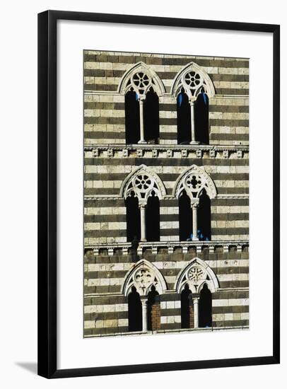 Two-Mullioned Windows, Bell Tower-null-Framed Giclee Print