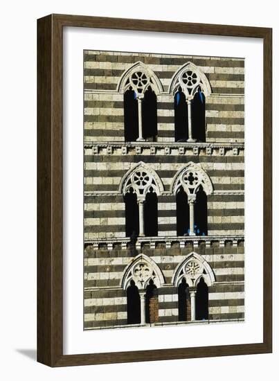 Two-Mullioned Windows, Bell Tower-null-Framed Giclee Print