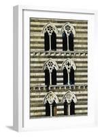 Two-Mullioned Windows, Bell Tower-null-Framed Giclee Print