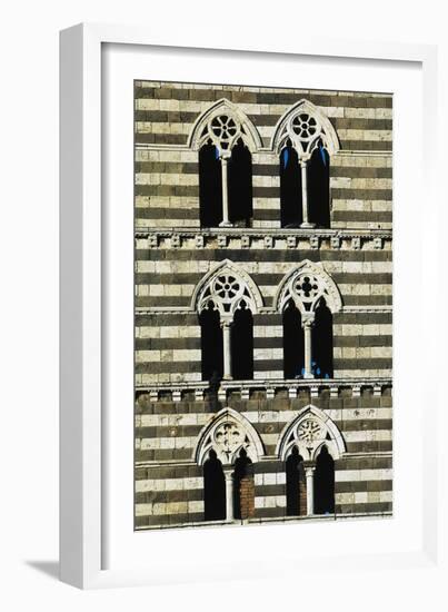 Two-Mullioned Windows, Bell Tower-null-Framed Giclee Print