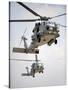 Two Multi-mission MH-60R Sea Hawk Helicopters Fly in Tandem-Stocktrek Images-Stretched Canvas