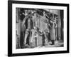 Two Museum Paleontologists Assembling Complete Styracosaurus, American Museum of Natural History-Margaret Bourke-White-Framed Photographic Print