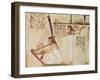 Two Musicians, from the Tomb of Rekhmire, New Kingdom (Wall Painting)-null-Framed Giclee Print