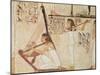Two Musicians, from the Tomb of Rekhmire, New Kingdom (Wall Painting)-null-Mounted Giclee Print