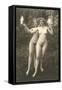 Two Naked Women Dancing Outdoors-null-Framed Stretched Canvas