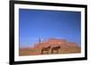 Two Navajo Horses, Monument Valley Navajo Tribal Park, Utah, United States of America-Peter Barritt-Framed Photographic Print