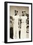 Two Ni-Vanuatu Us Navy Recruits from Espiritu Santo, New Hebrides, C.1942-null-Framed Photographic Print