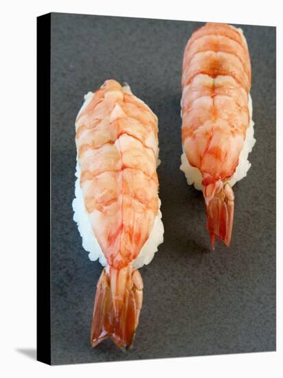 Two Nigiri-Sushi with Shrimp-Valerie Martin-Stretched Canvas