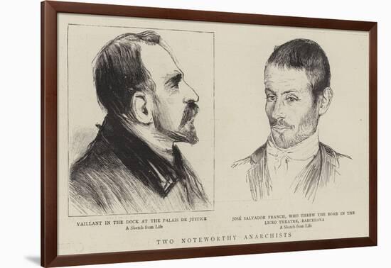 Two Noteworthy Anarchists, Vaillant, Jose Salvador Franch-null-Framed Giclee Print