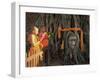 Two Novice Buddhist Monks with Offerings, Unesco World Heritage Site, Central Thailand-Gavin Hellier-Framed Photographic Print