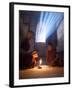 Two Novice Monks Reading Buddhist Texts Inside a Pagoda at Bagan in the Country of Burma (Myanmar)-Kyle Hammons-Framed Photographic Print